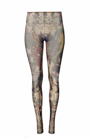 Legginsy z motywem tatuażu, zdjęcie 1 Legginsy z motywem tatuażu od Dsquared2